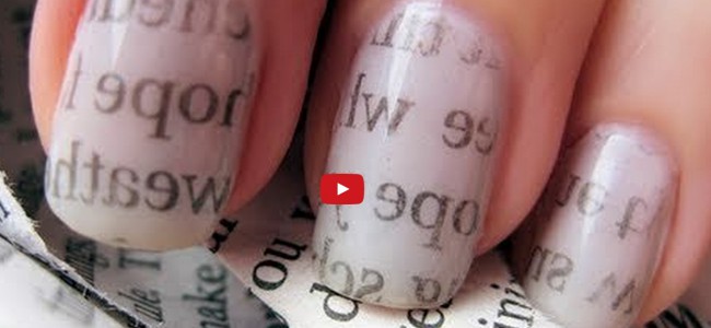 SEKSI I ORIGINALNO: Napravite lak za nokte koji se ČITA! (VIDEO)